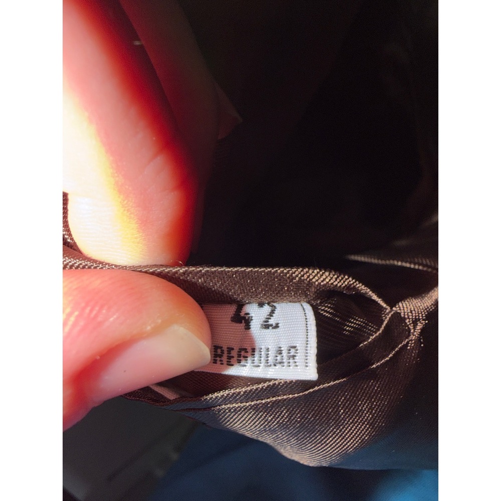Jos A Bank Mens Brown Herringbone Two Button Blazer Sport Coat Made in Poland - Picture 8 of 9